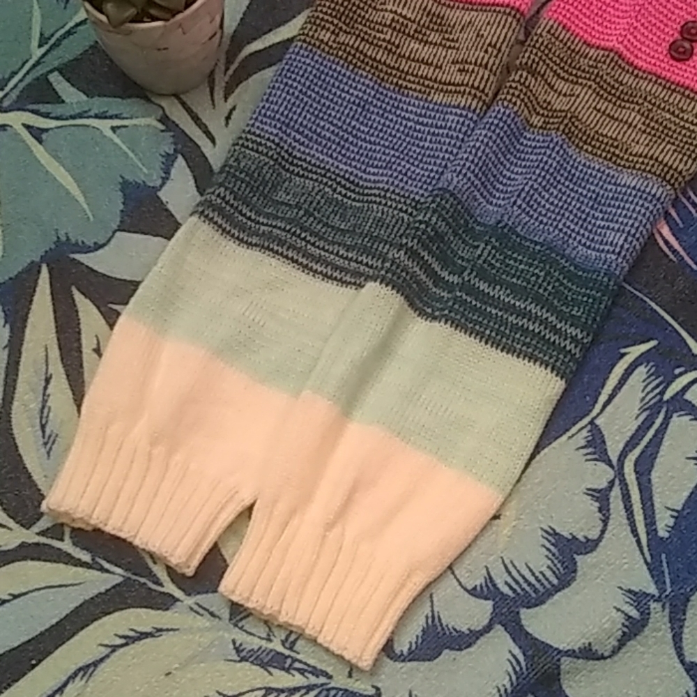 NWT du north Multi Colored Leg Warmers - Picture 3 of 5
